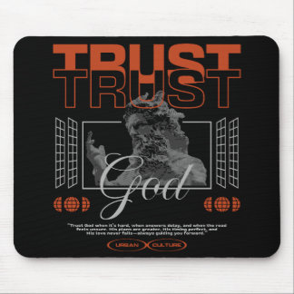 Vertraue Gott Mousepad