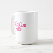 Vertraue Gott Schwester Kaffeetasse (Vorderseite Links)