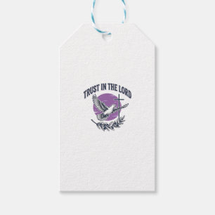 Vertraue in den Herrn Taube Christliches T-Shirt-D Geschenkanhänger