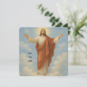 Vertraue Jesus Einladung (Stehend Vorderseite)