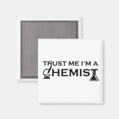 Vertraue mir, dass ich Chemiker bin Magnet (Vorderseite/Rückseite)