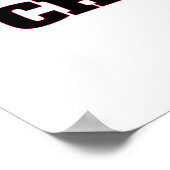 Vertraue mir, dass ich ein Chemist bin Poster (Ecke)