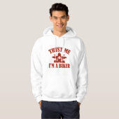 Vertraue mir, dass ich ein Fahrer bin Hoodie (Vorne ganz)