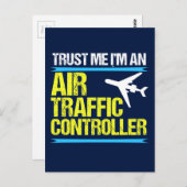 Vertraue mir, dass ich ein Flugverkehrsleiter bin Postkarte (Vorne/Hinten)
