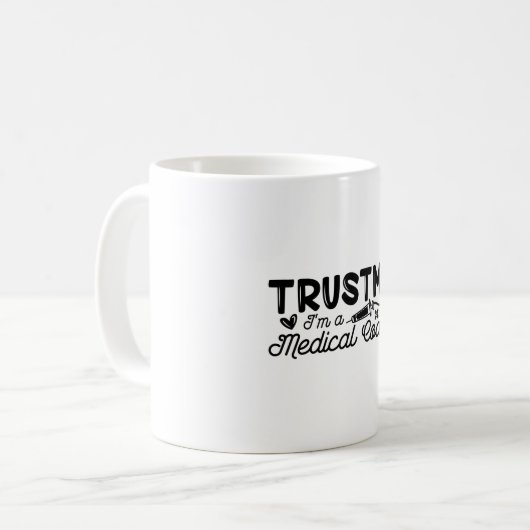 Vertraue mir, dass ich ein ICD-Programmier-Coding  Kaffeetasse (Vorderseite Links)