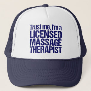 Vertraue mir, dass ich ein lizenzierter Massagethe Truckerkappe