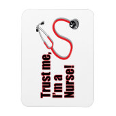 Vertraue mir, dass ich ein Zitat zum Kindermädchen Magnet (Vertikal)