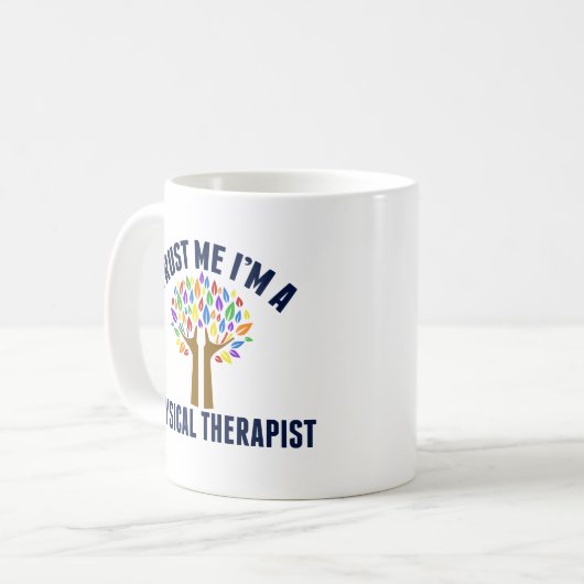 Vertraue mir, dass ich Physiktherapeutin bin Kaffeetasse (Vorderseite Links)