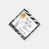 "Vertraue mir - Du kannst tanzen!" - Martini Diva Serviette (Ecke)