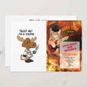 Vertraue mir! i.m á Arzt | Hintergrundfarbe auswäh Einladung (Vorne/Hinten)