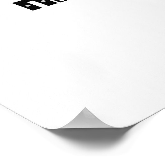 Vertraue mir... Ich bin A, NINJA Poster (Ecke)