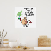 Vertraue mir... Ich bin Biologielehrer Poster (Küche)