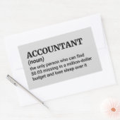 Vertraue mir, ich bin Buchhalter - Funny Definitio Rechteckiger Aufkleber (Umschlag)