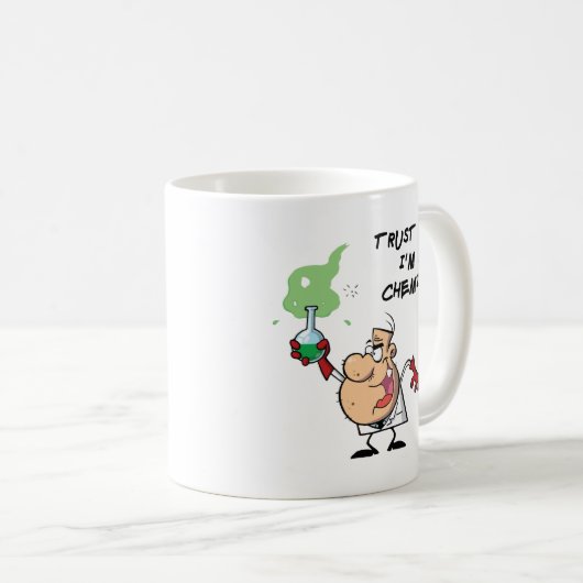 Vertraue mir, ich bin Chemist Kaffeetasse (VorderseiteRechts)