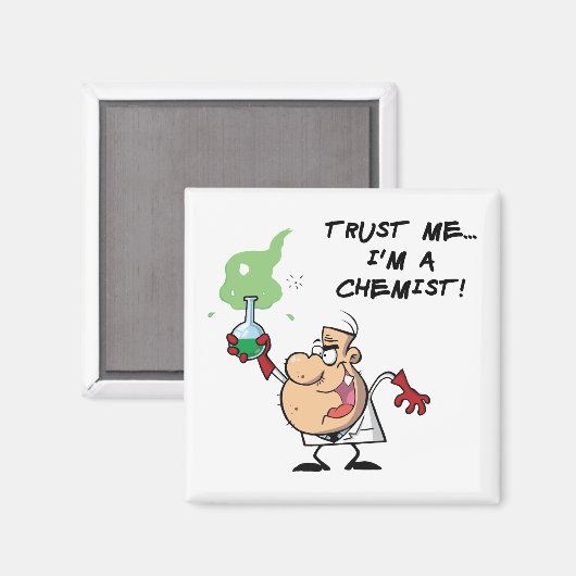 Vertraue mir, ich bin Chemist Magnet (Vorderseite/Rückseite)