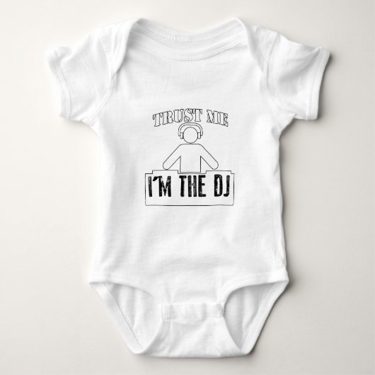 Vertraue mir, ich bin das DJ Funny Geschenk Baby Strampler (Vorderseite)