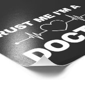 Vertraue mir, ich bin Doktor Funny Medical Doctor Fotodruck (Ecke)