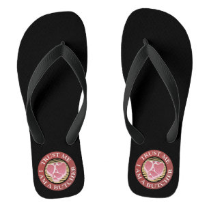 Vertraue mir, ich bin ein Butcher-T-Bone Badesandalen