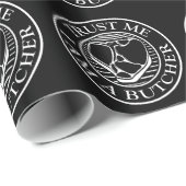 Vertraue mir, ich bin ein Butcher-T-Bone Geschenkpapier (Rolleneckpunkt)