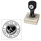 Vertraue mir, ich bin ein Butcher-T-Bone Gummistempel (Stempel)