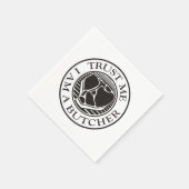 Vertraue mir, ich bin ein Butcher-T-Bone Serviette (Ecke)