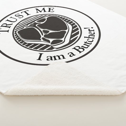 Vertraue mir, ich bin ein Butcher-T-Bone Sherpadecke (3/4)