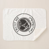 Vertraue mir, ich bin ein Butcher-T-Bone Sherpadecke (Vorderseite (Horizontal))