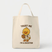 Vertraue mir, ich bin ein Ducktor Tragetasche (Vorne)