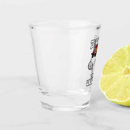 Vertraue mir, ich bin ein Einhorn Schnapsglas (Links)