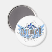 Vertraue mir, ich bin ein Engel! Magnet (Vorderseite/Rückseite)