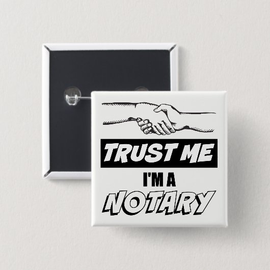 Vertraue mir, ich bin ein großer Notar Button (Vorne & Hinten)