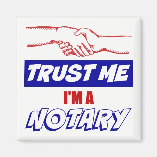 Vertraue mir, ich bin ein großer Notar Magnet (Vorne)