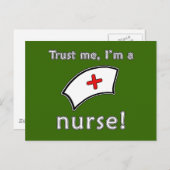 Vertraue mir, ich bin ein Krankenpfleger-T-Shirts, Postkarte (Vorne/Hinten)