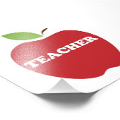 Vertraue mir, ich bin ein Lehrer Red Apple Fotodruck (Ecke)