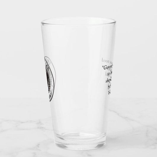 Vertraue mir, ich bin ein Metzger Glas (Links)