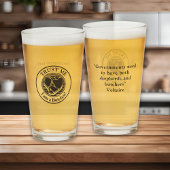 Vertraue mir, ich bin ein Metzger Glas