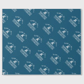 Vertraue mir, ich bin ein Morris-Tänzer, weißer Te Geschenkpapier (Flach)