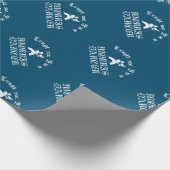 Vertraue mir, ich bin ein Morris-Tänzer, weißer Te Geschenkpapier (Ecke)