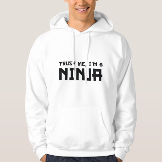 Vertraue mir, ich bin ein Ninja Hoodie (Vorderseite)