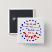 Vertraue mir, ich bin ein Notar Button (Vorne & Hinten)