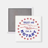 Vertraue mir, ich bin ein Notar Magnet (Vorderseite/Rückseite)