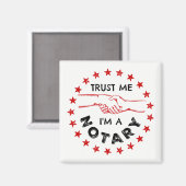 Vertraue mir, ich bin ein Notar Magnet (Vorderseite/Rückseite)