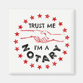 Vertraue mir, ich bin ein Notar Magnet (Vorne)