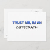 Vertraue mir, ich bin ein Osteopath Postkarte (Vorne/Hinten)