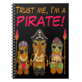 Vertraue mir, ich bin ein Pirat, Tiki Pirates, Fun Notizblock (Vorderseite)