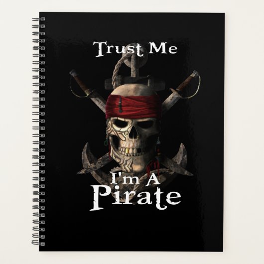 Vertraue mir, ich bin ein Piratenschädel und Schwe Planer (Vorderseite)