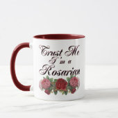 Vertraue mir, ich bin ein Rosarian Gardener Sprich Tasse (Links)