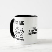 Vertraue mir, ich bin ein unkonventioneller Spaß-I Tasse (Vorderseite Links)