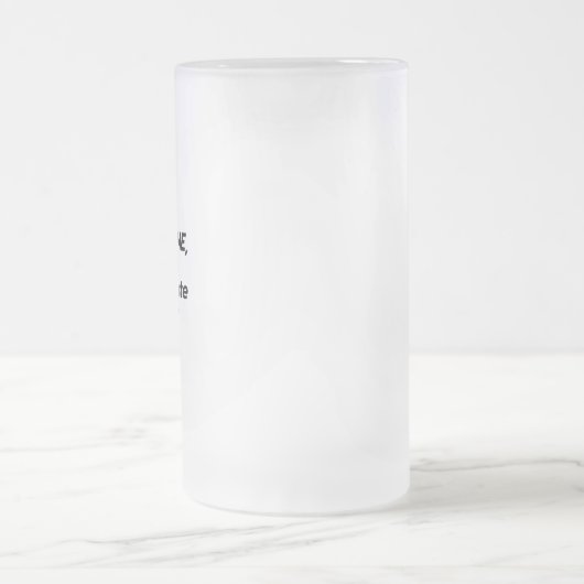 Vertraue mir, ich bin ein Unternehmensanwalt Mattglas Bierglas (Mittel)