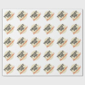 Vertraue mir! Ich bin ein Vogelbeobachter! Emblem Geschenkpapier (Flach)